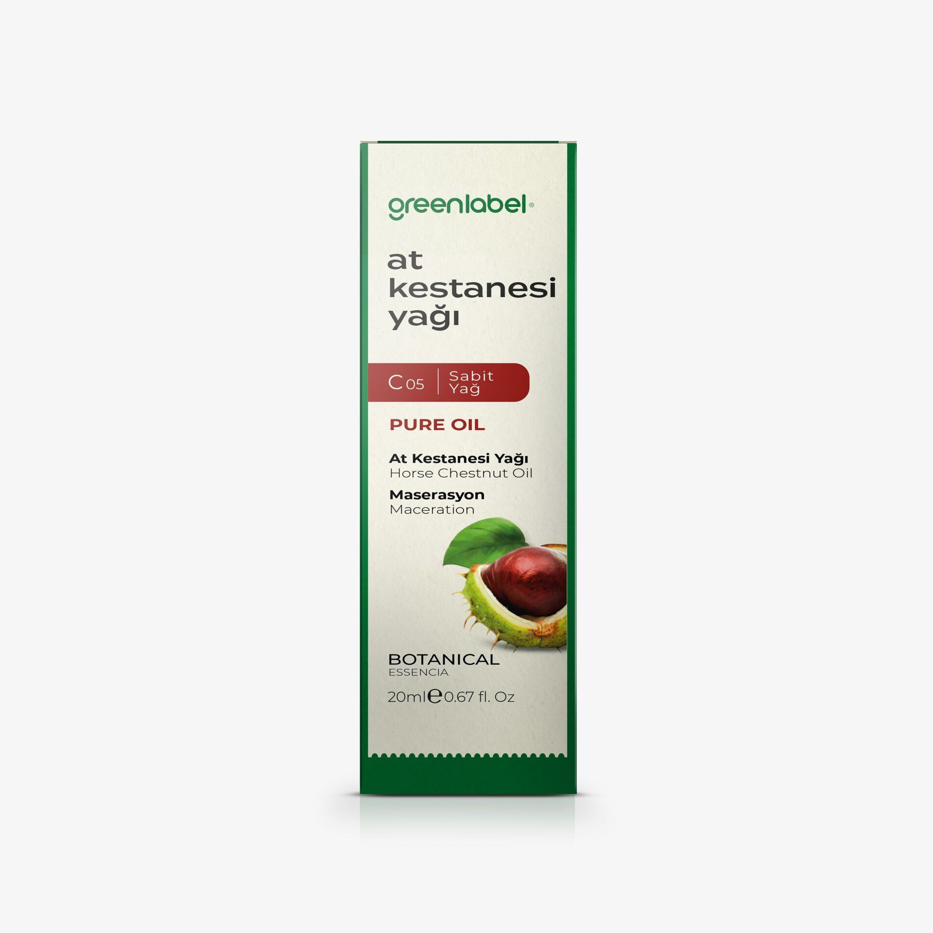 Greenlabel At Kestanesi Yağı 20 ml