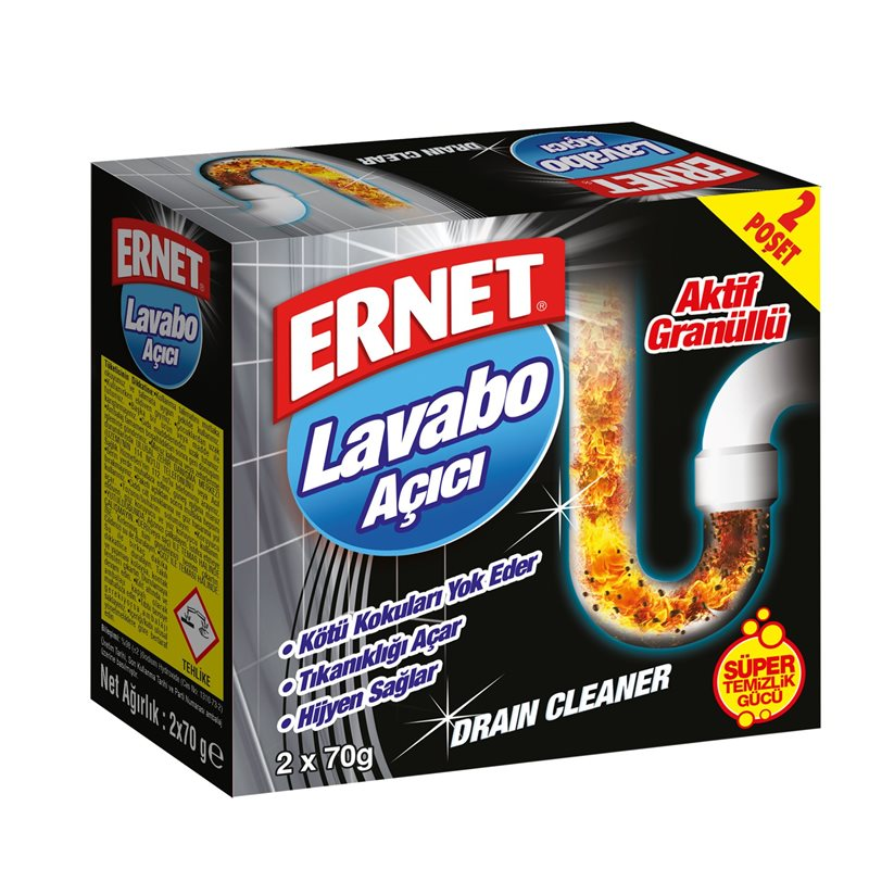 Ernet Süper Lavabo Açici Aktif Granül Tekli 70 G