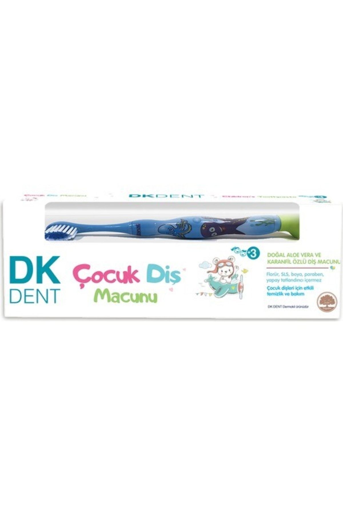 Dk Dent Display Karanfil Özlü Fırçalı Çocuk Diş Macunu 50 ml 12'li
