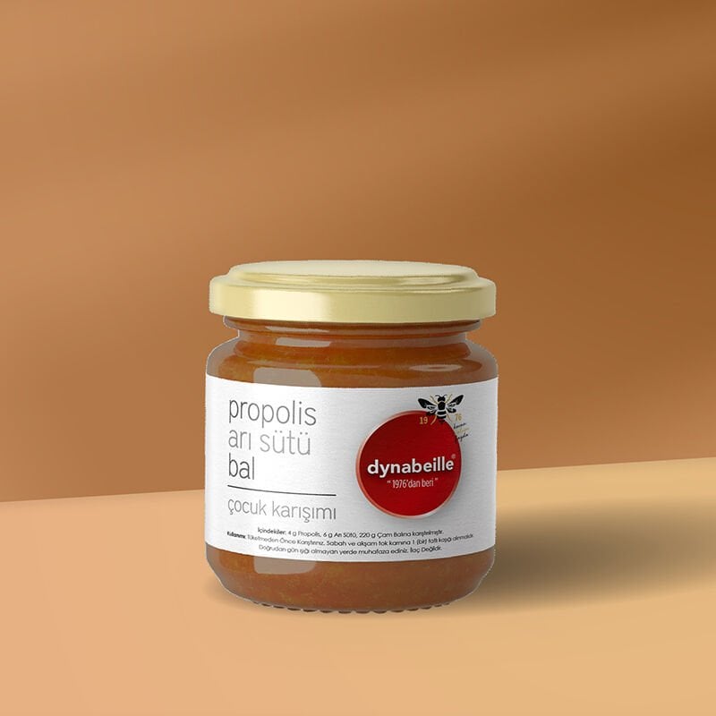 Dynabeille Junior Propolis Arı Sütü Çam Balı Karışımı Çocuklar İçin 230 gr - 5 Al 4 Öde