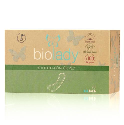 Biolady Gunluk Ped %100 Pamuklu