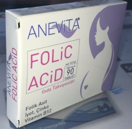ANEVITA FOLIC ACID 90 TABLET