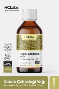HClabs Kabak Çekirdeği Yağı Soğuk Sıkım 100 ml