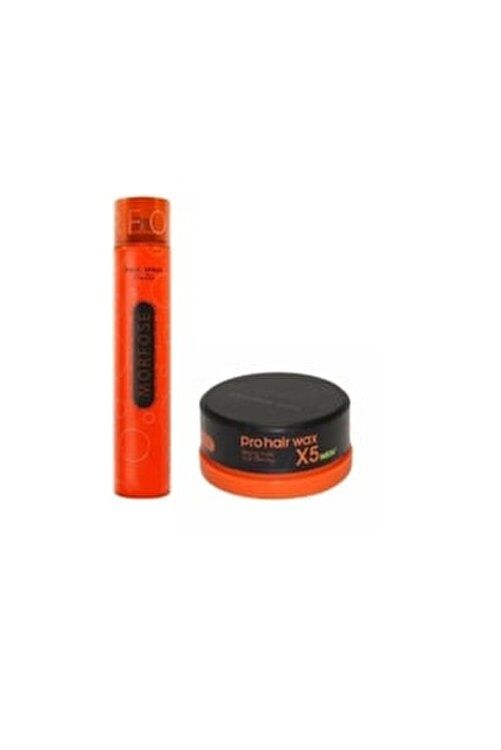 Morfose Ultra Sert Saç Spreyi 400 ml + Wax Turuncu Pro Hair Wax Strong Hold 150 gr