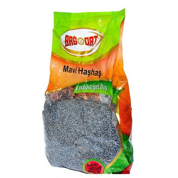 Bağdat Baharat Haşhaş Tohumu Tane Doğal Mavi 1000 gr