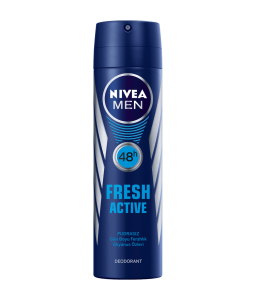 Nivea Men Fresh Active Sprey Deodorant 150 ml + Nivea Men Hassas Yüz & Kirli Sakal Balsamı 125 ml