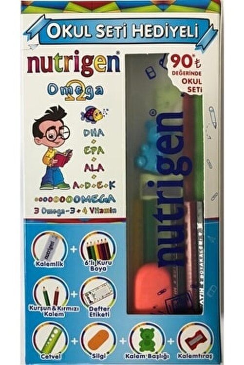 Nutrigen Omega Şurup 200 ml + Okul Seti Hediyeli