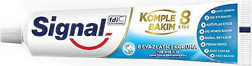 Signal Diş Macunu Komple Bakım 8 Etki Beyazlatıcı 75 ml