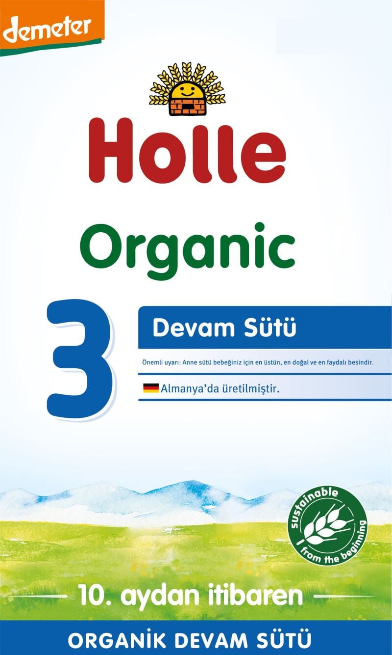 HOLLE ORGANIK DEVAM SUTU 3 600 GR