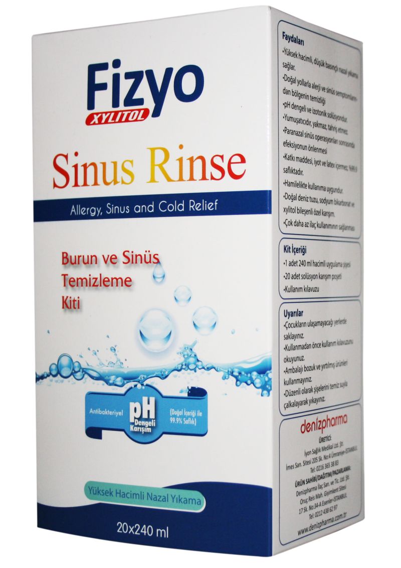 Fizyo Sinus Rinse Yetişkin 20x240 ml