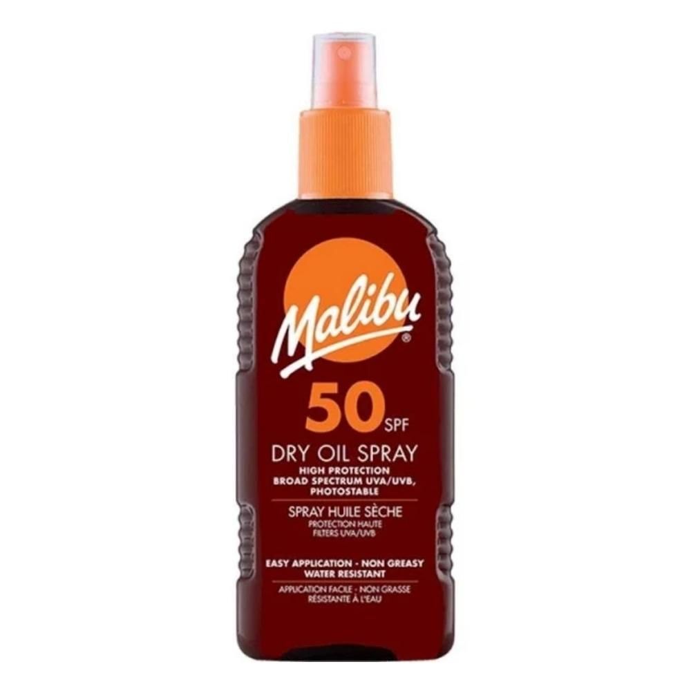 Malibu Güneş Koruyucu Dry Oil Bronzlaştırıcı Sprey SPF50 200 ml