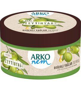Arko Nem Değerli Yağlar Serisi Zeytinyağı Özlü Krem Kavanoz 250 ml