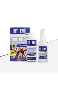 Bitend Bit Spreyi 100 ml + Şampuan 150 ml + Çelik Tarak Hediyeli - 32 Adet