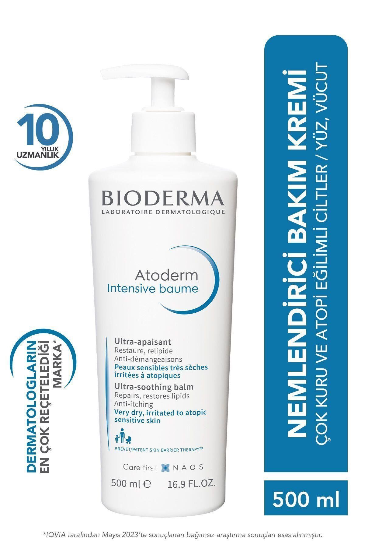 Bioderma Atoderm Intensive Baume 500 ml - 300 TL İndirim Etiketli