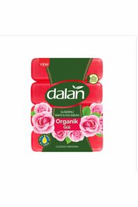 Dalan Gliserinli Organik Gül Banyo Duş Sabunu 150 gr 4'lü