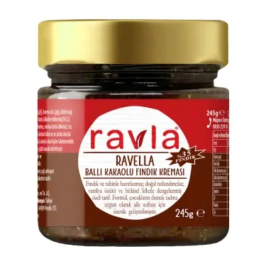 Ravla Ravella Ballı Kakaolu Fındık Kreması 245 gr