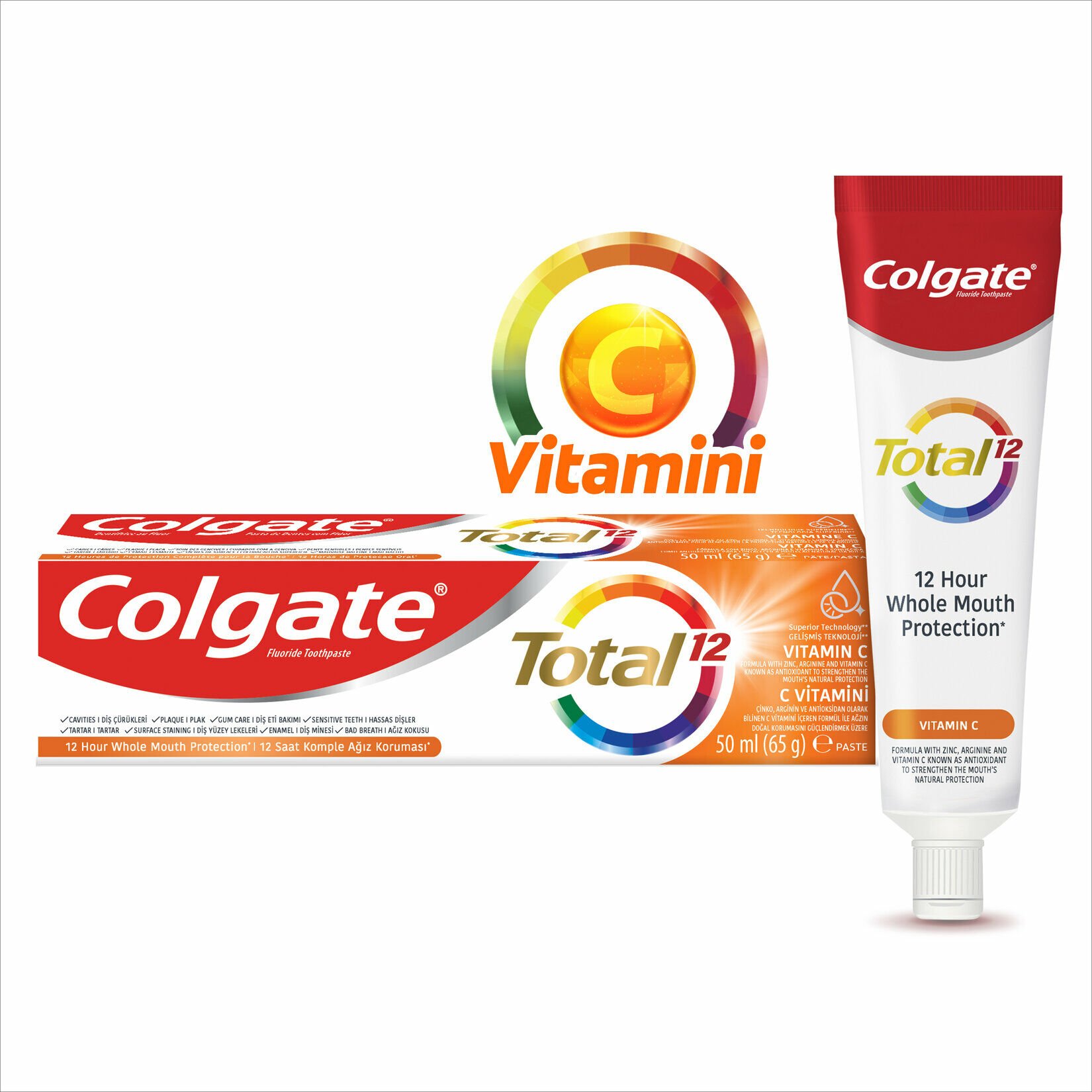 Colgate Diş Macunu Total Vitamin C 50 ml