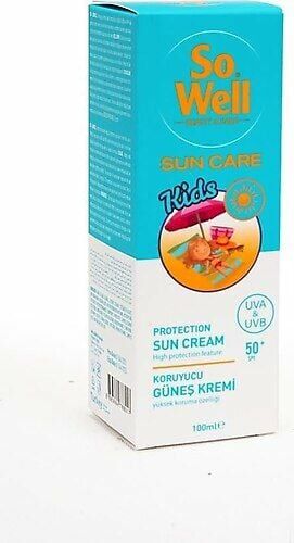 So Well Güneş Kremi SPF50+ 100 ml - 12'li Stant
