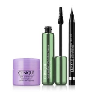 Clinique Hıgh-Fi Volume Lashes Set - Maskara + Eyeliner + Temizleyici 15 ml