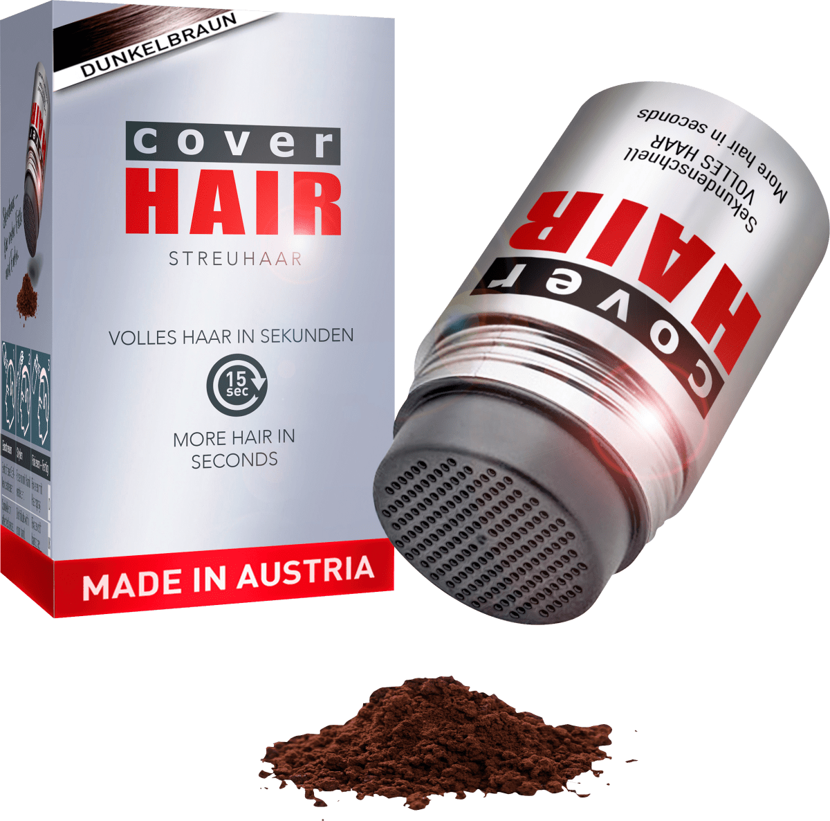 Cover Hair Dunkelbraun 14 gr