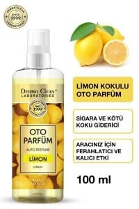 Dermo Clean Doğal Meyve Özlü Limon Kokulu Oto Parfüm 100 ml