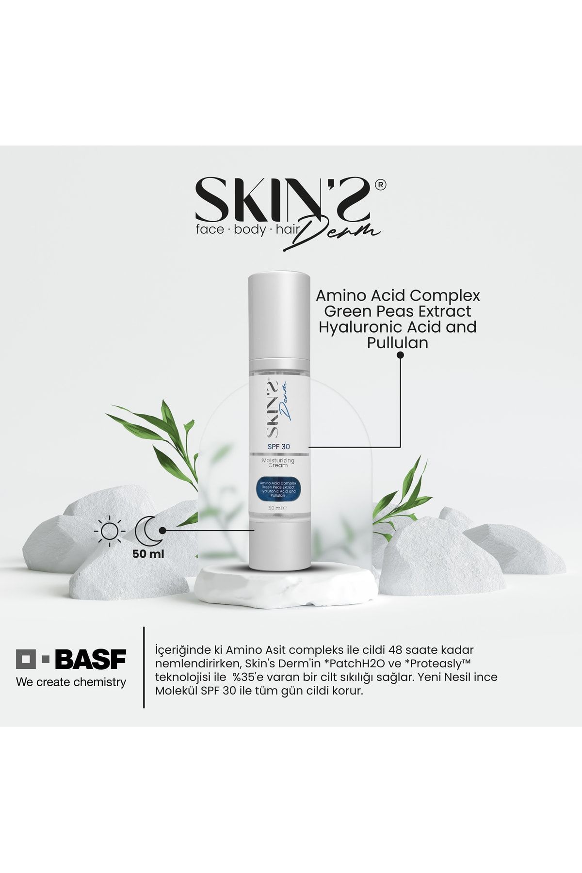 Skin's Derm Moisturizing Cream SPF30 50 ml
