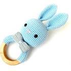 Amigurumi Aromaterapi Oyuncağı Diş Kaşıyıcı - Mavi Tavşan