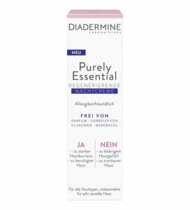 Diadermine Purely Essentual Regenetive Night Cream 40 ml