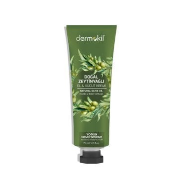 Dermokil Doğal Zeytinyağlı El ve Vücut Kremi 75ml