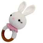 Amigurumi Aromaterapi Oyuncağı Diş Kaşıyıcı - Beyaz Tavşan