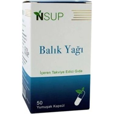 Nsup Omega 3 Balık Yağı 1000 mg 50 Softgel