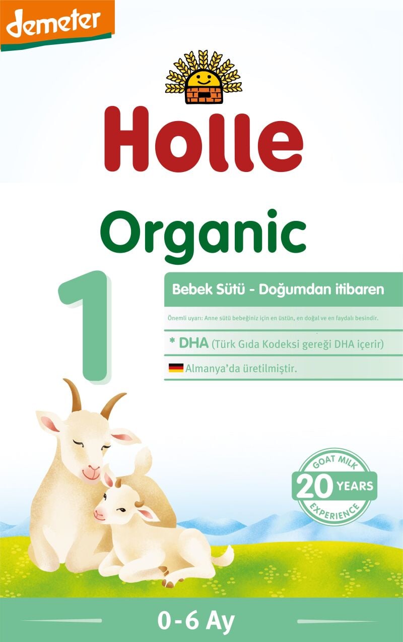 HOLLE ORGANIK KECI BEBEK SUTU 1 400 GR