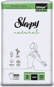 Sleepy Natural Ultra Hassas Hijyenik Ped Uzun 20'li