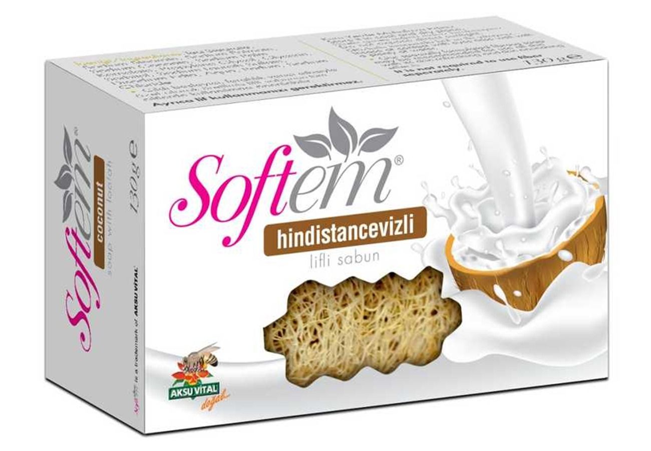 Softem Hindistan Cevizli Lifli Sabun