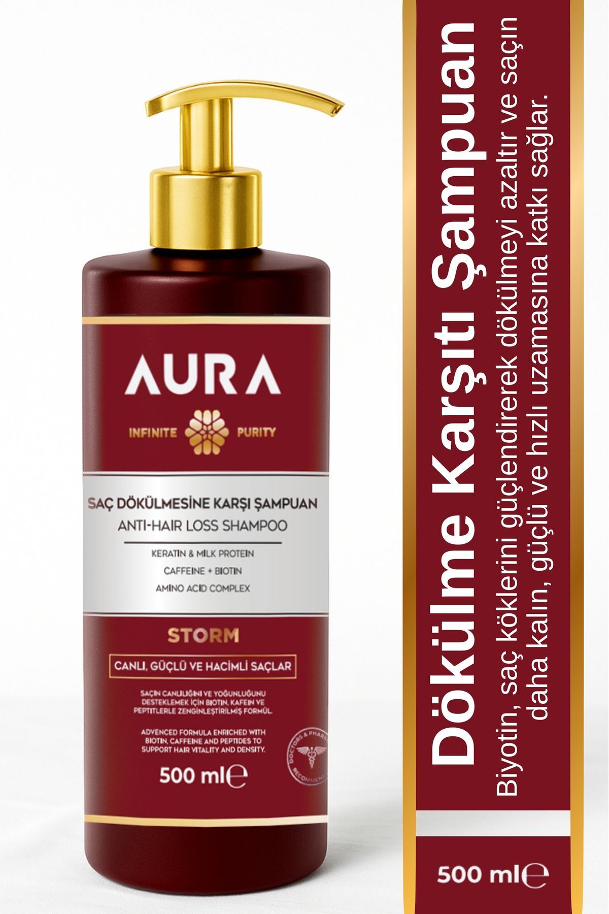 Storm Aura Dökülme Karşıtı Şampuan 500 ml