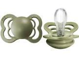 Tekli Bibs Supreme Silikon 0-6 Ay Emzik - Olive