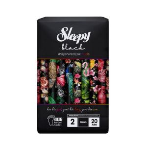Sleepy Black Süper Eco Uzun 20'li