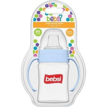 Bebsi 248 Kulplu Akıtmaz Bardak Erkek Mavi 150 ml