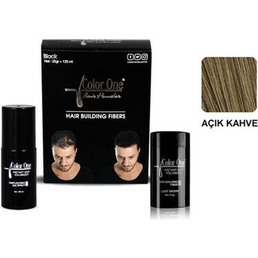 Color One Premium Topik Saç Tozu Kahve Rengi 25 gr