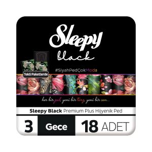 Sleepy Black Süper Eco Gece 18'li