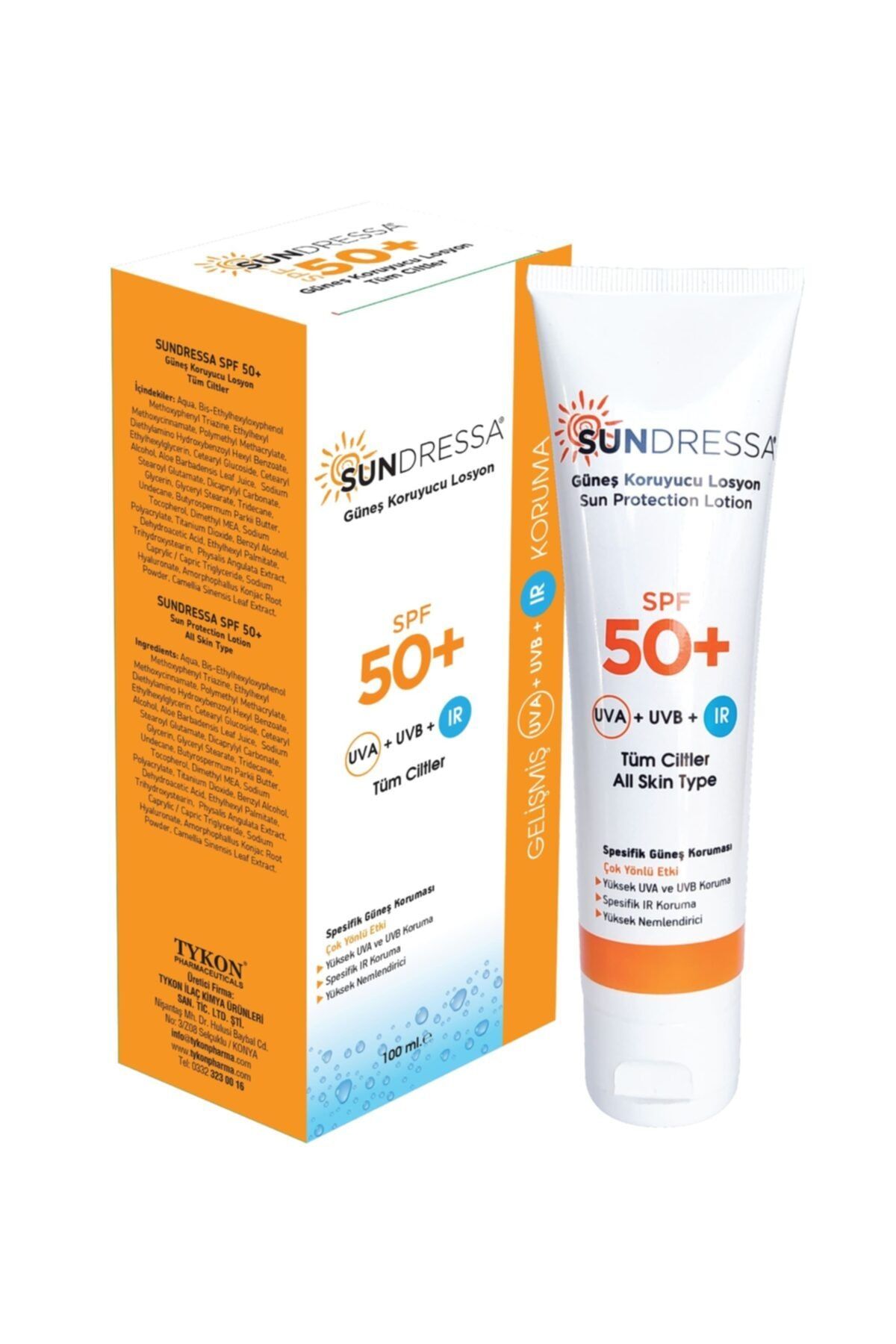 Sundressa SPF50+ Losyon 100 ml