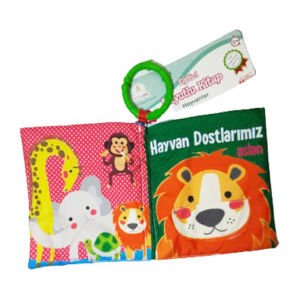 Babyjem Hışırtılı Kitap Hayvan Desenli