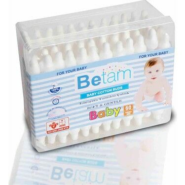 Betam Baby Kulak Temizleme Çubuğu 60'lı