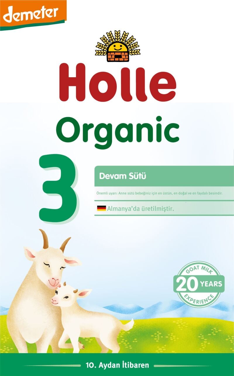 HOLLE ORGANIK KECI DEVAM SUTU 3 400 GR