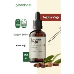 Greenlabel Jojoba Yağı %100 Doğal ve Saf 20 ml