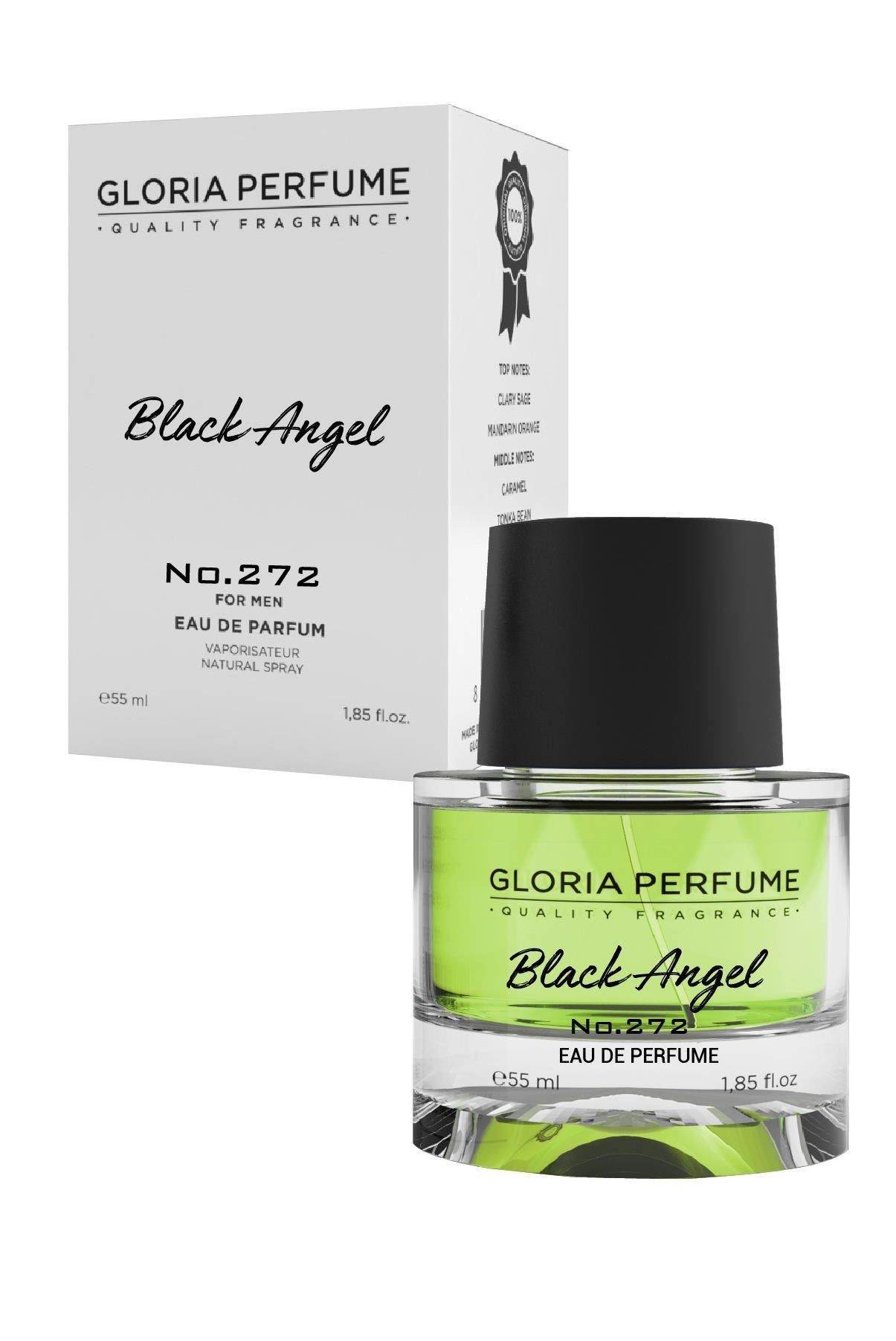 Gloria Perfume Black Angel Erkek Parfümü EDP 55 ml