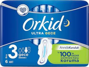 Orkid Ultra Tekli 3 Gece 6'lı