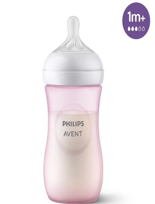 Avent Natural Response Doğal Tepkili PP Pembe Biberon 1+ Ay 260 ml