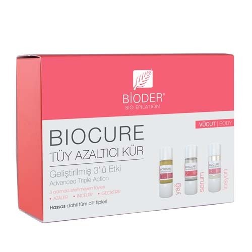 Bioder Biocure Body Tüy Azaltıcı Kür 3 x 10ml