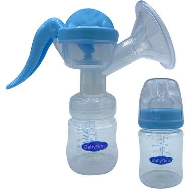 Baby Time BT514 Gögüs Pompası + Yedek Biberon Hediyeli - Mavi